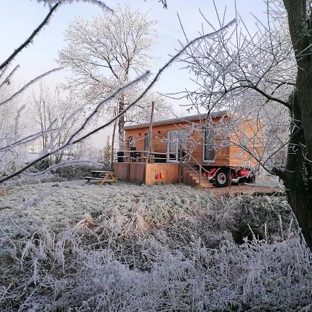 Tinyhouse Zirkuswagen- Kotten Kunterbunt Nottuln Buitenkant foto